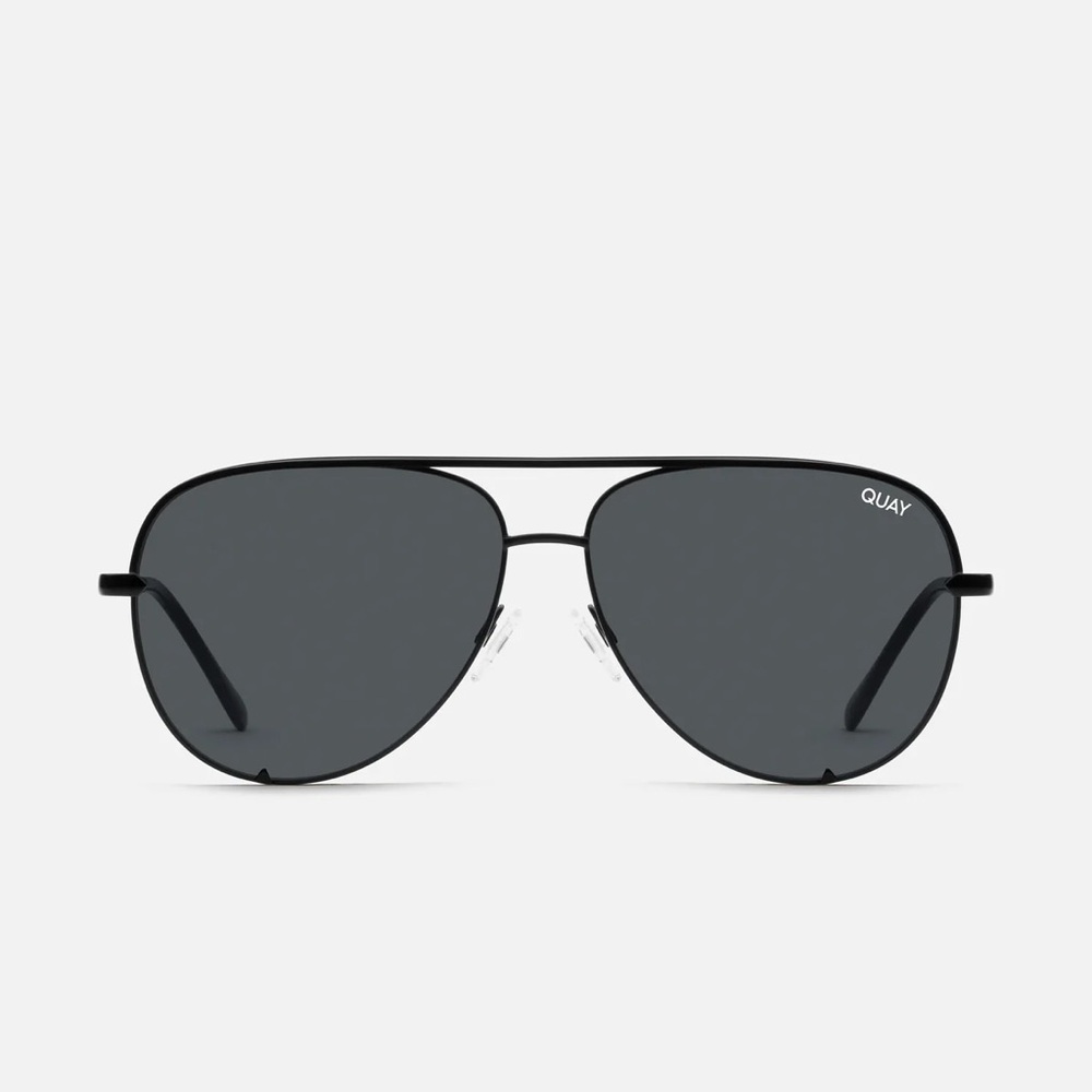 Quay High Key Mini Black Sunglasses